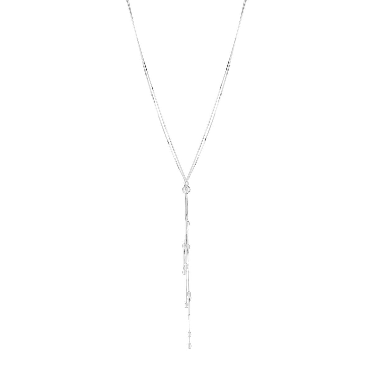 Collier argent 925 pampilles 46 cm