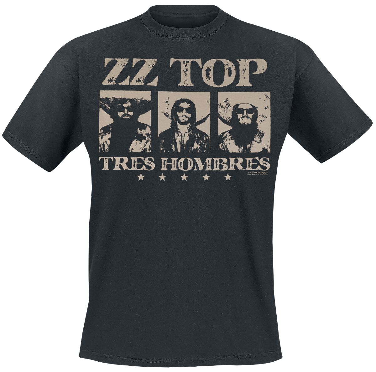 Tres hombres | ZZ Top T-Shirt Manches courtes