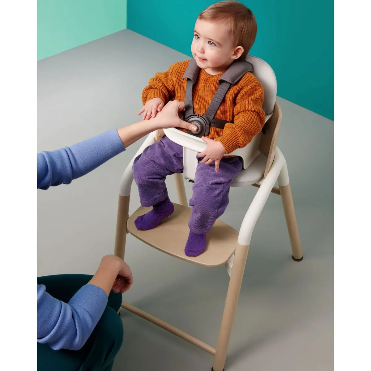 Bugaboo Chaise Haute Complète Giraffe - Naturel  Blanc