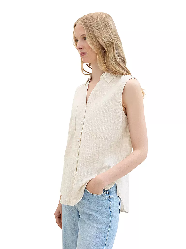 TOM TAILOR Bluse  beige
