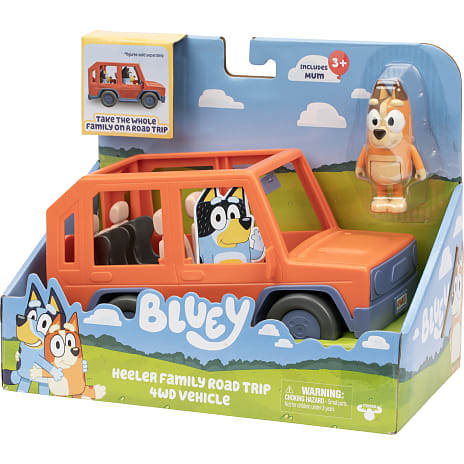 Bluey familiens 4WD feriebil