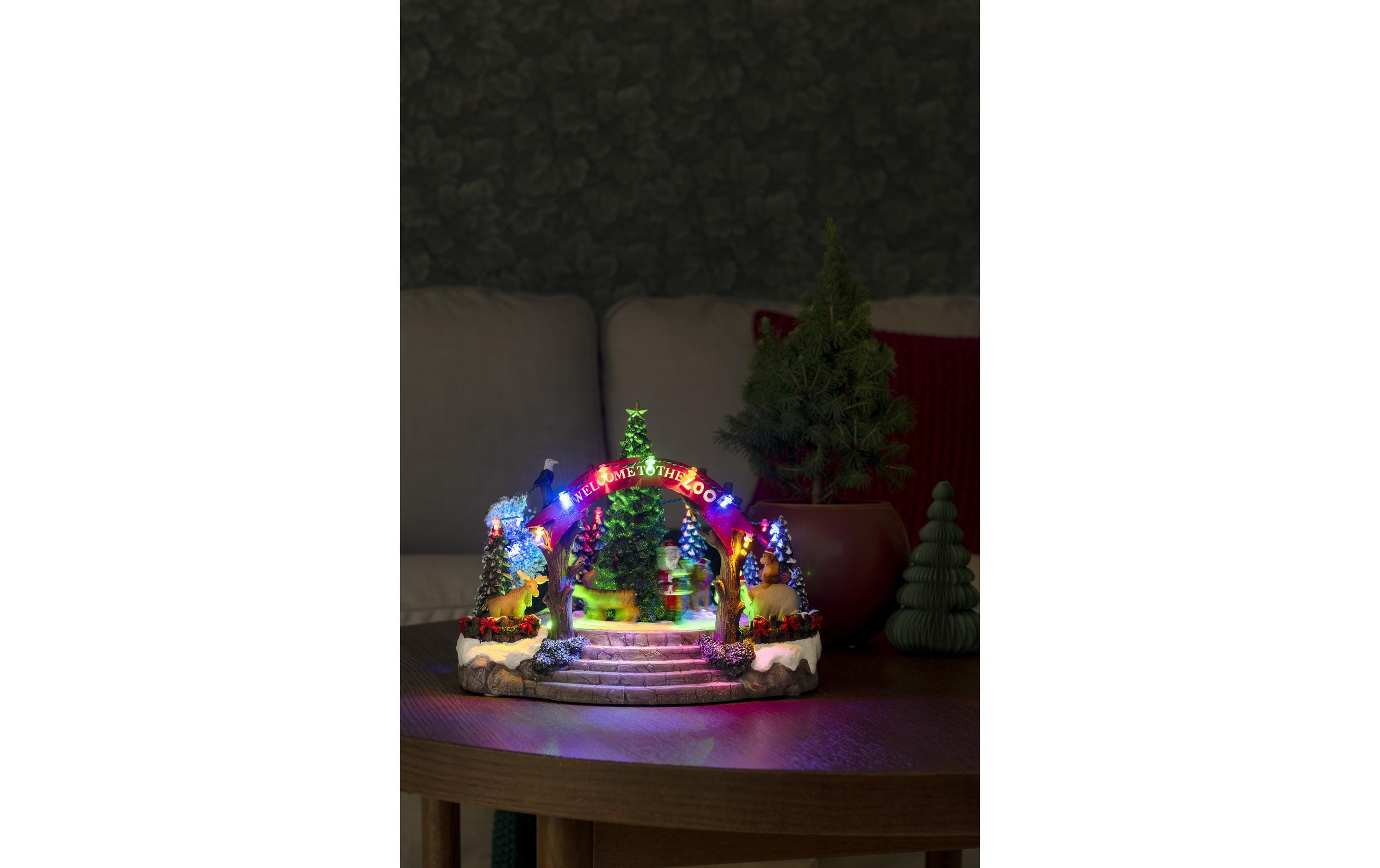 LED-Figur Szenerie Weihnachtszoo, 20 cm<br>LED Weihnachtsdekoration