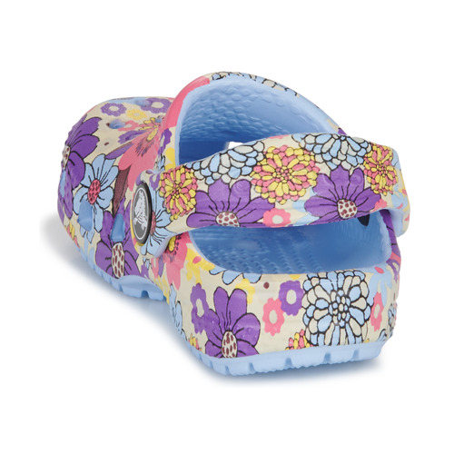 Crocs - Classic Retro Floral Clog T - Bleu / Multicolore