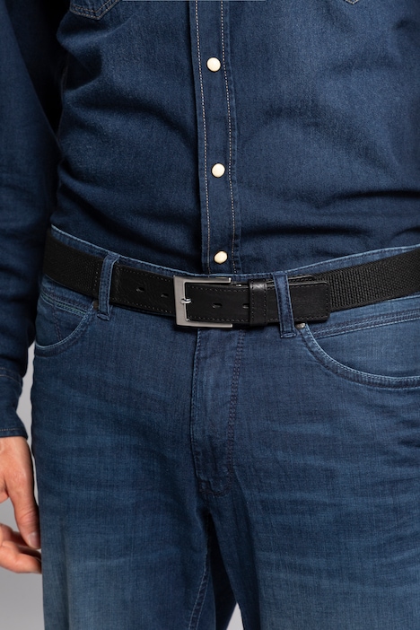 Stoffband-Gürtel, Stretch-Komfort