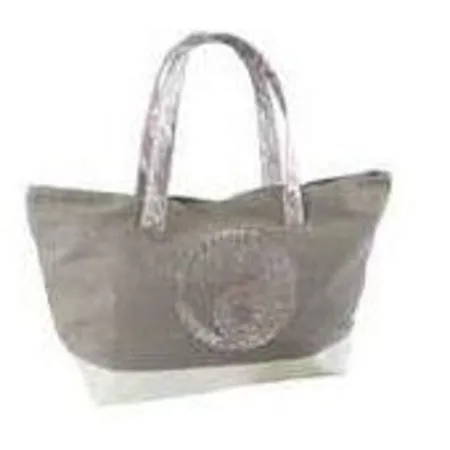 bb Klostermann Shopper taupe mit Ying & Yang