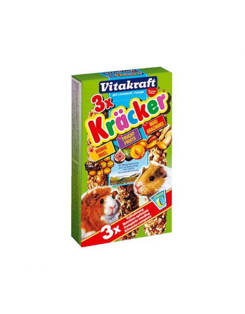 Vitakraft Cavia Kracker 3in1 - Knaagdiersnack