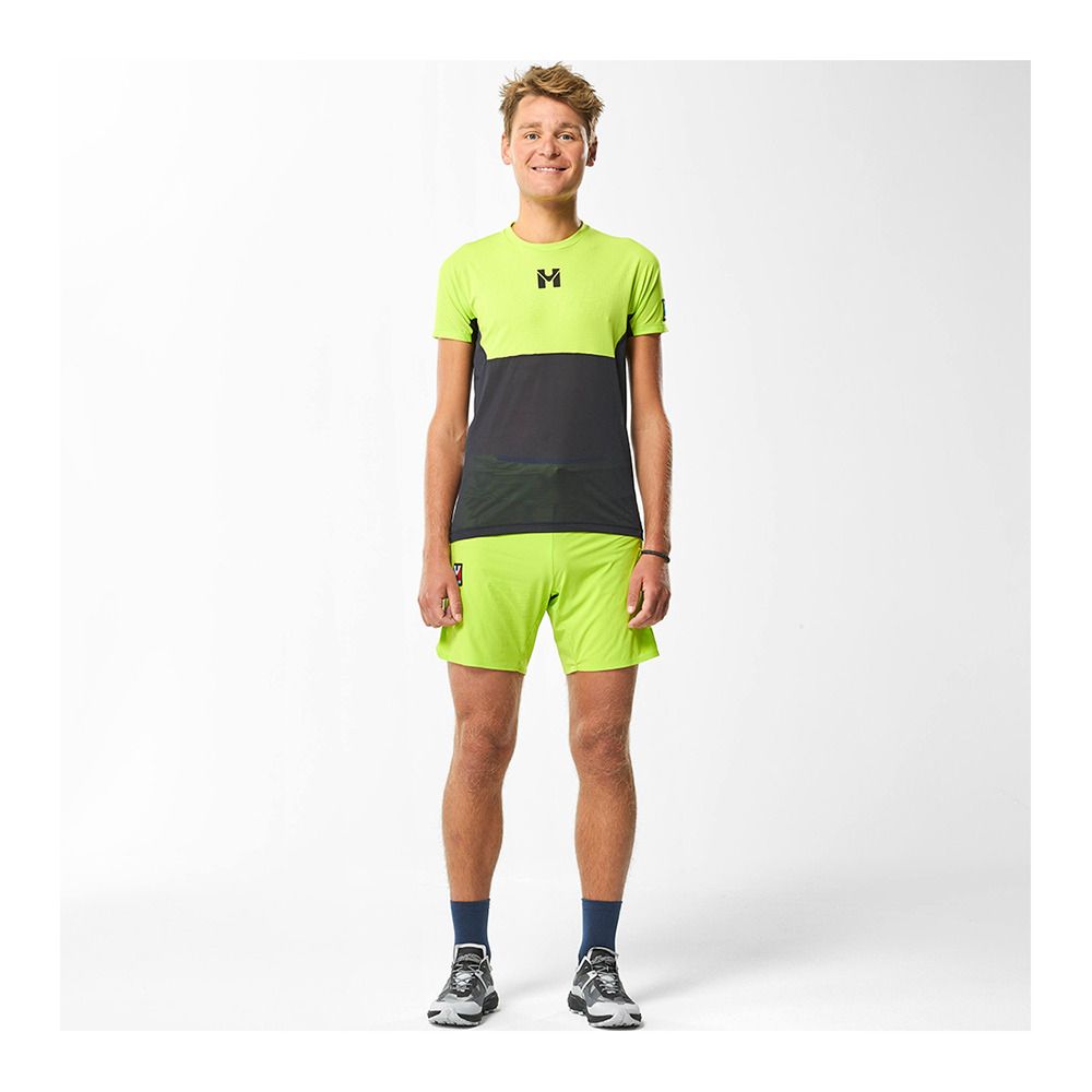 Millet TRI SKY - Short Homme acid green/noir