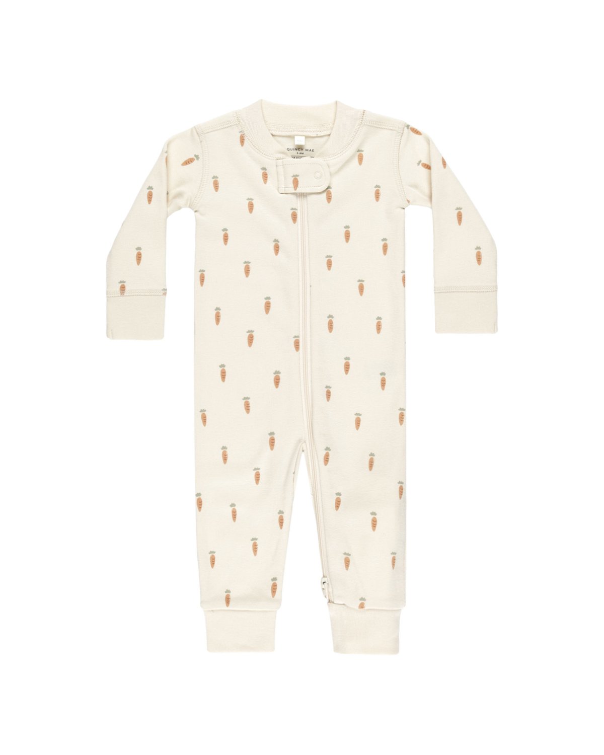 Pysj med to-veis Glidelås – 100% Øk. Bomull | Zip Longsleeve Sleeper