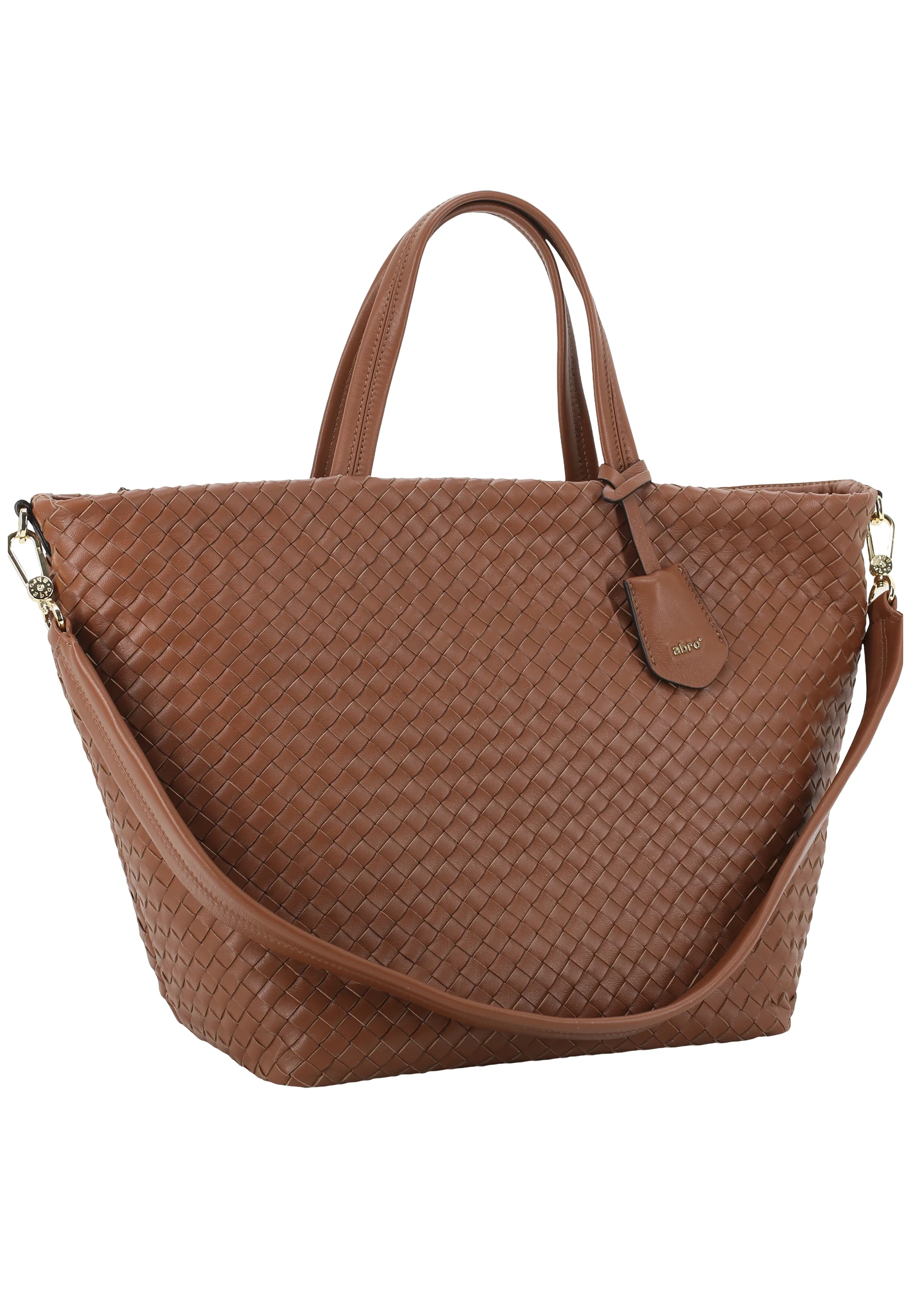 shopper ALBA Leather Piuma Weaving Standard