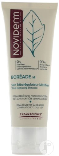 Noviderm Boréade M Soin Séborégulateur Matifiant Crème Tube 40ml