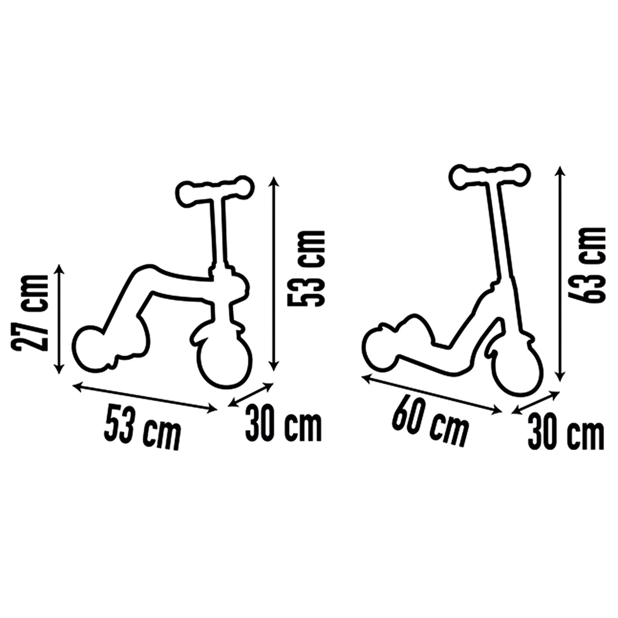 Smoby Trottinette Réversible 2-en-1