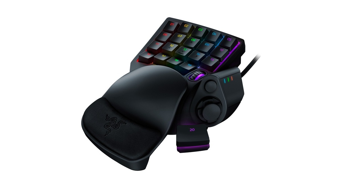 RazerTartarus Pro gaming keypad  (Zwart, Razer Analog Optical Switch)