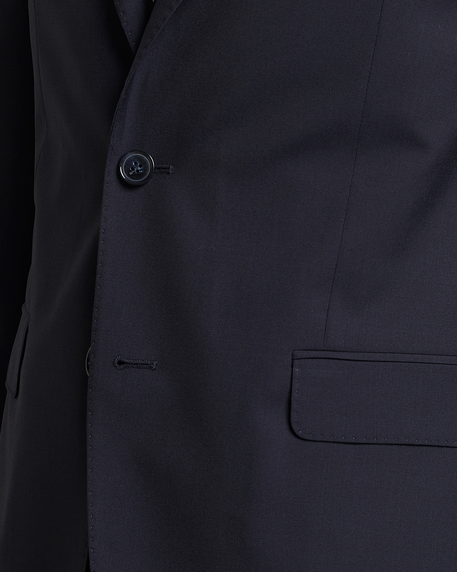Oscar Jacobson Falk Wool Suit Navy