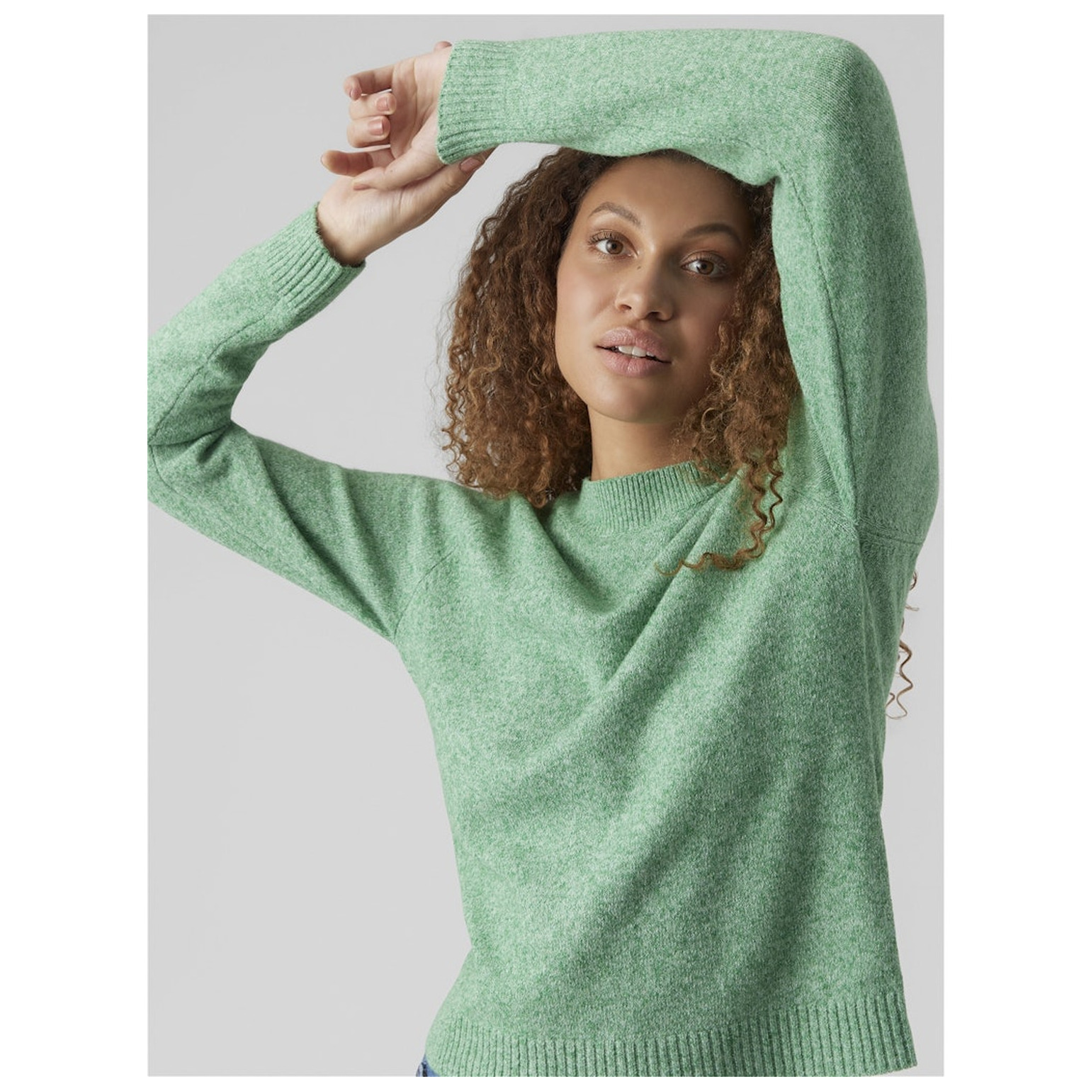 Vero Moda VMDOFFY LS O-NECK BLOUSE GA NO