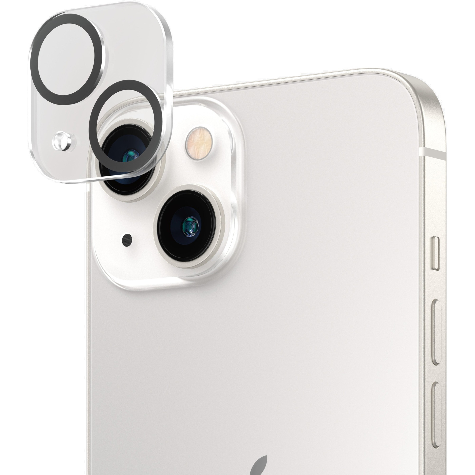 iPhone 14 / iPhone 14 Plus Kamera Objektiv Protector Vollschutz Panzer Glas (0399) - Transparent