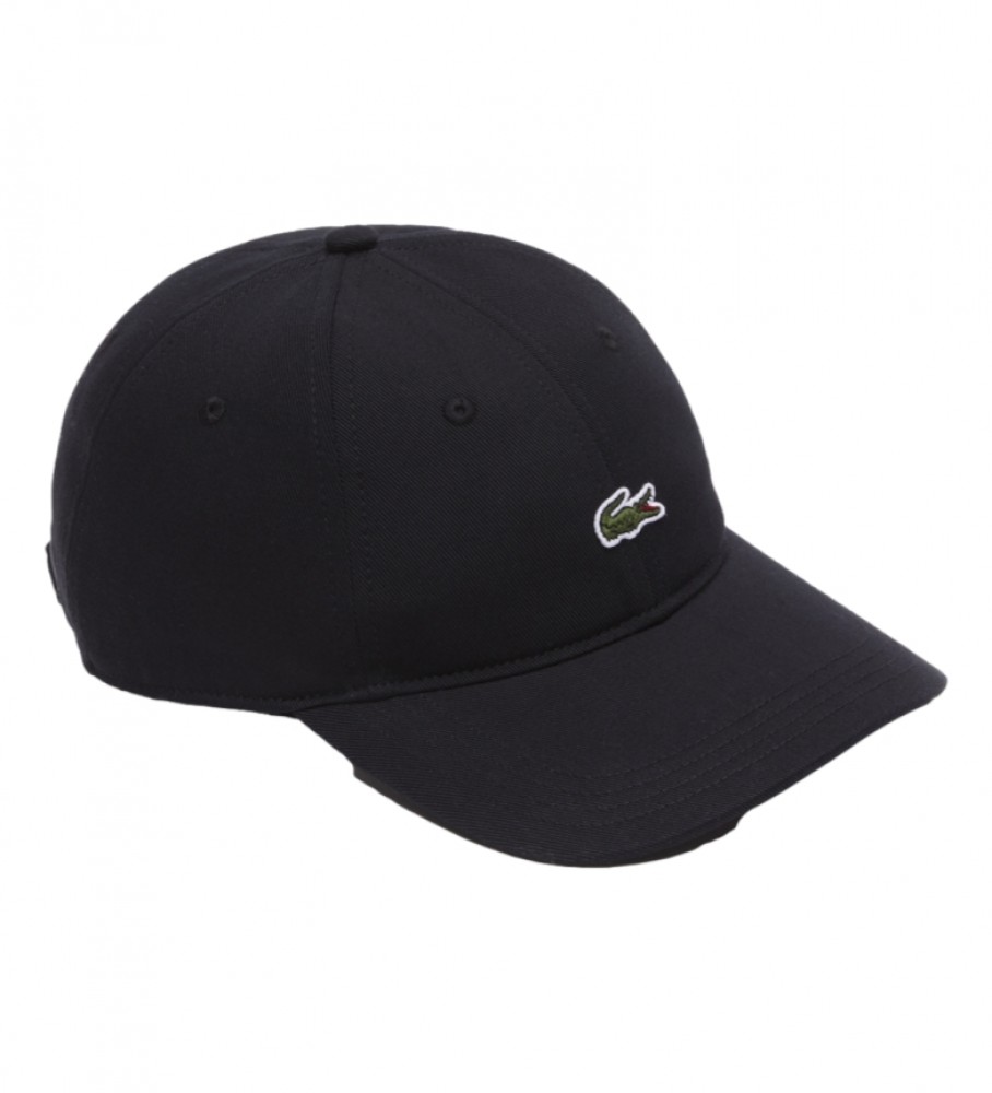 Boné Lacoste preto com logo