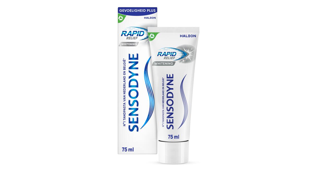 Sensodyne Rapid Relief Whitening tandpasta voor gevoelige tanden 75 ml