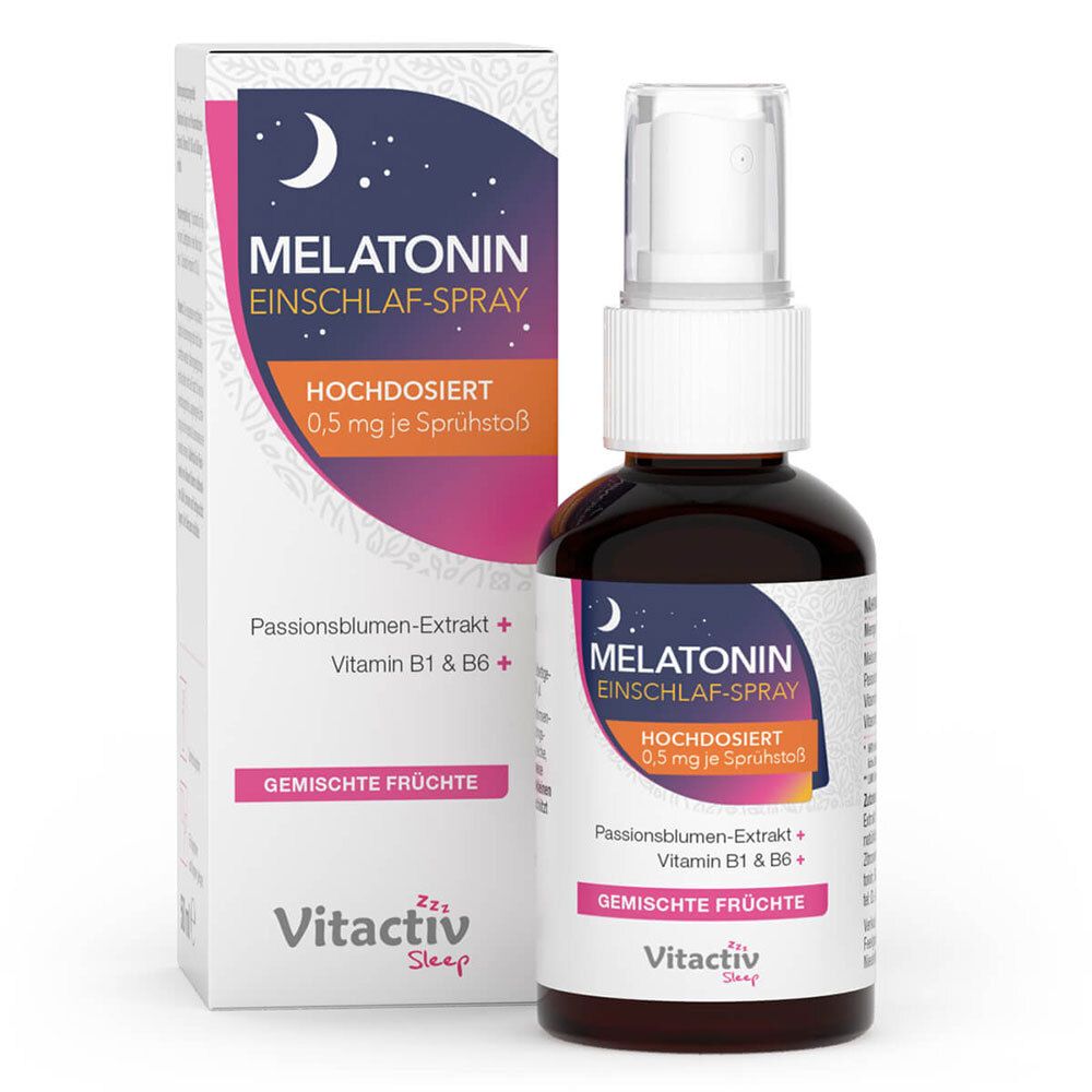Melatonin Einschlaf-Spray - Gemischte Früchte