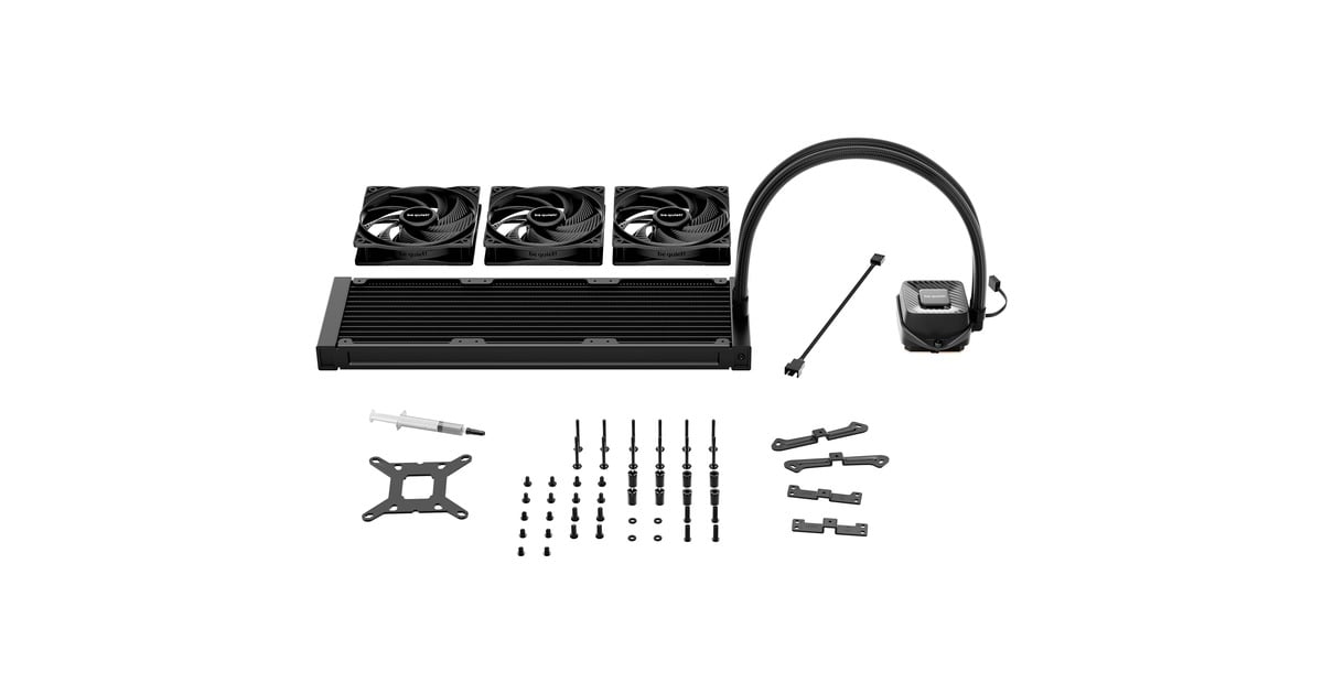 be quiet!Pure Loop 3 360mm waterkoeling  (Zwart, PWM)
