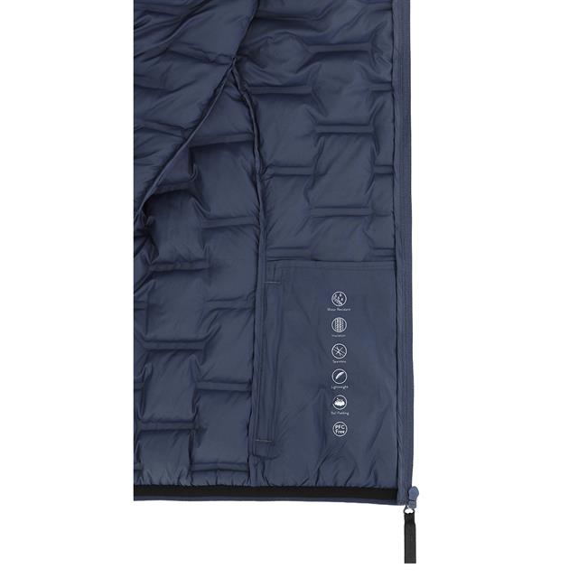 Winterjas Equithème Nelly Blauw-grijs