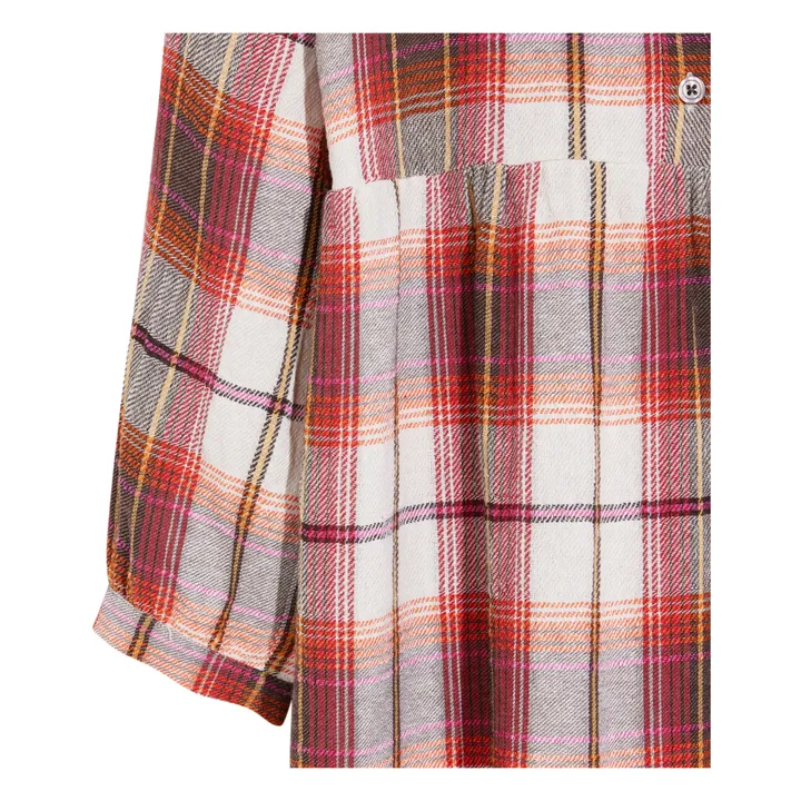 Bellerose Robe Peru Carreaux | Ecru
