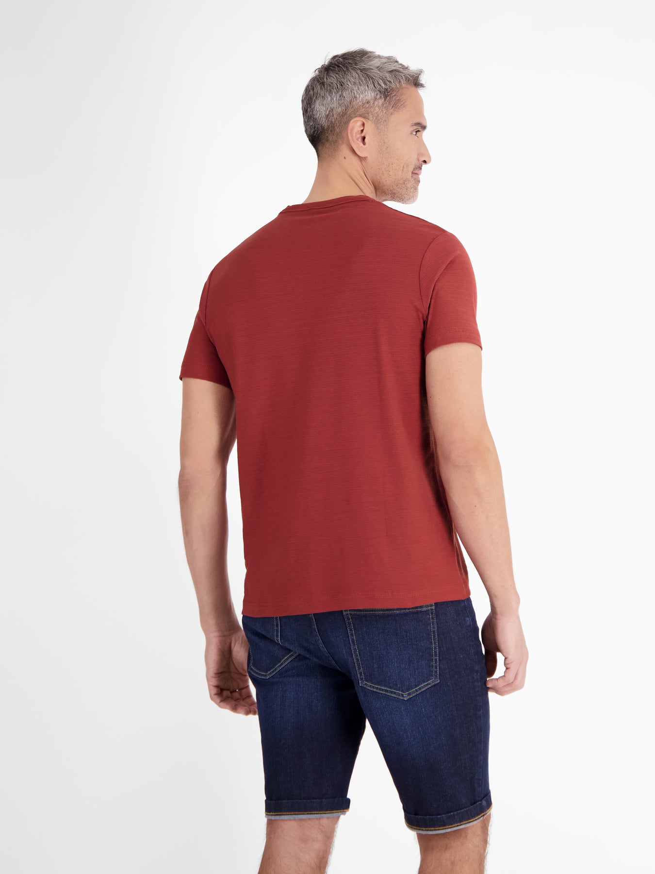 T-Shirt in Strukturqualität