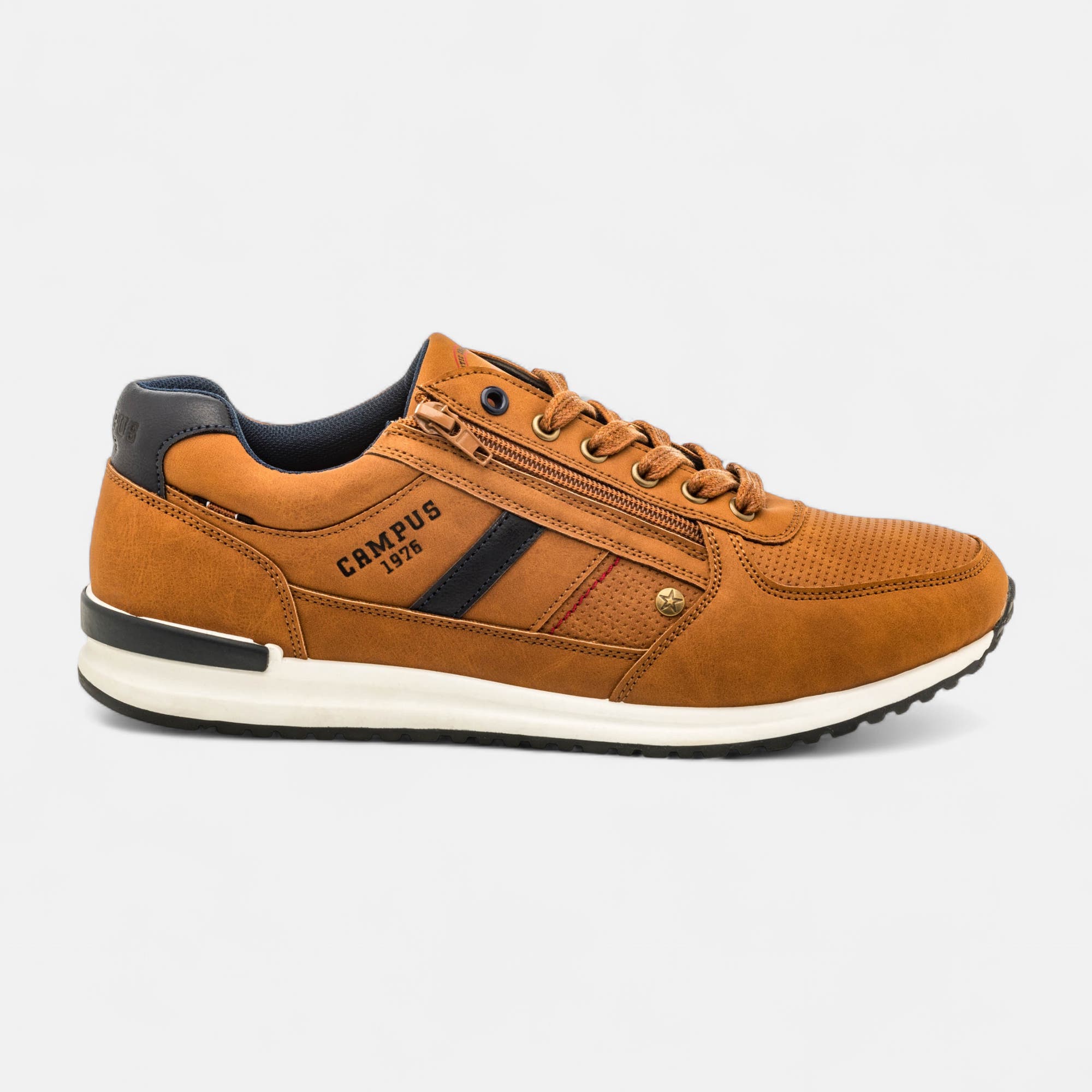 Baskets basses Homme cognac