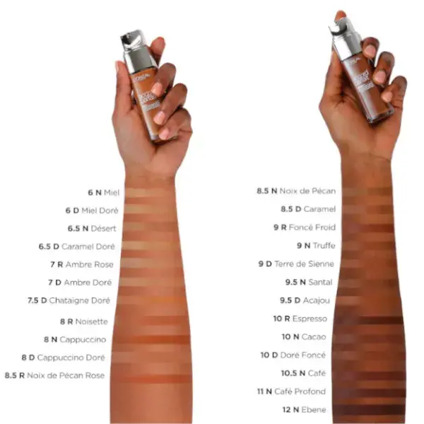 Base Líquida True Match da L'Oréal Paris, nº 8R Avelã, 30ml