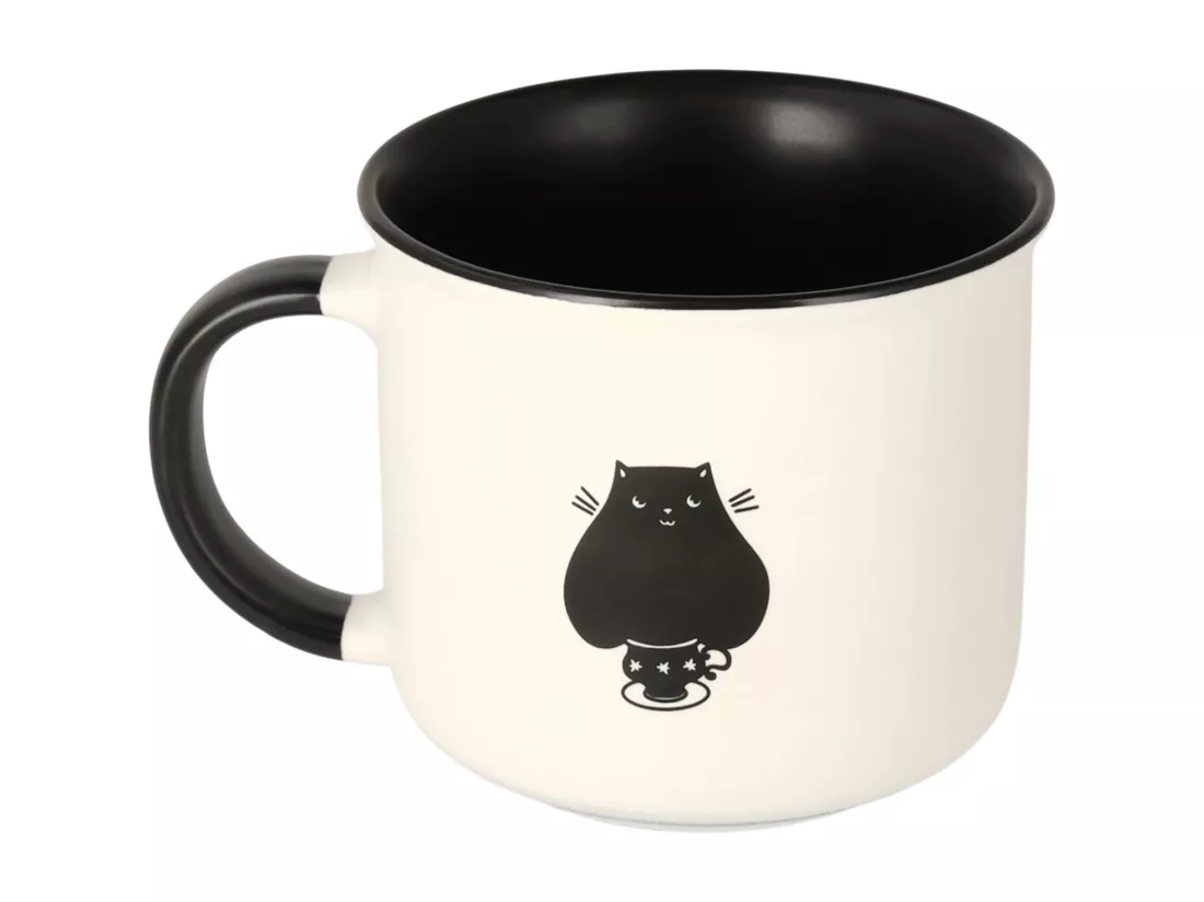 Tasse Sirina blanc moyen 7.5 x 8.5 x 10.5