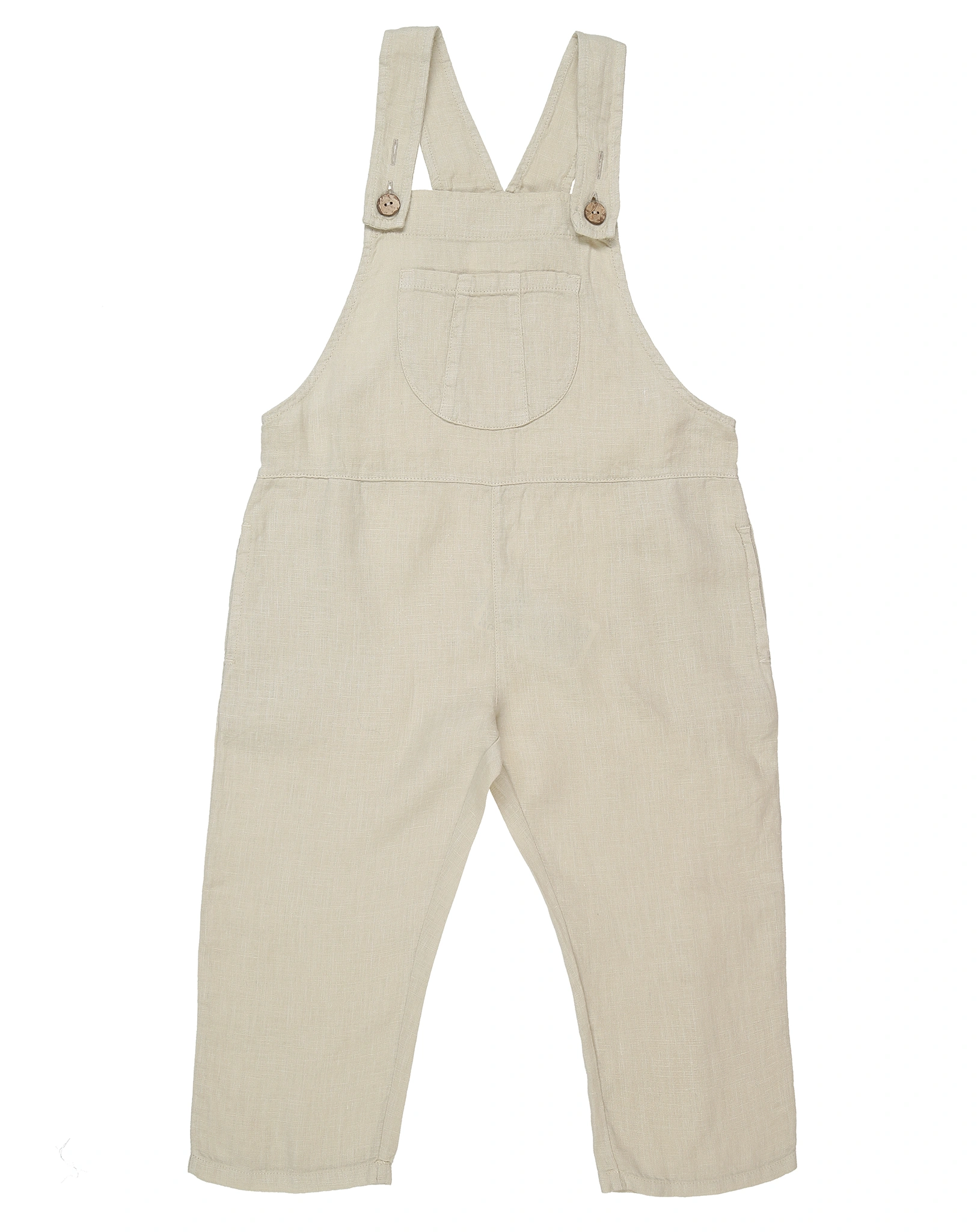Leinen-Latzhose LUANA in beige