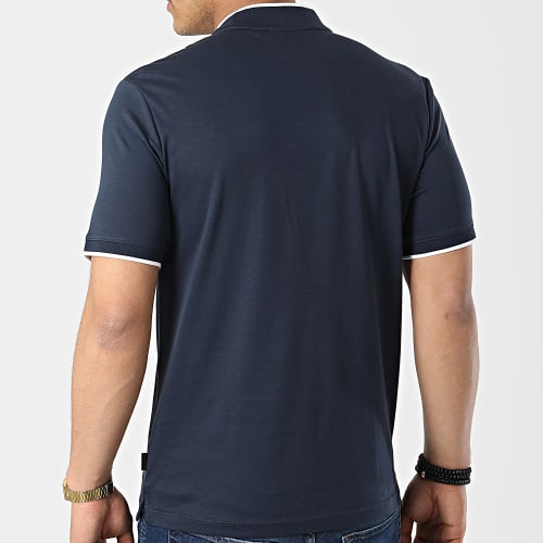 Polo Manches Courtes Smooth Cotton 8997 Bleu Marine