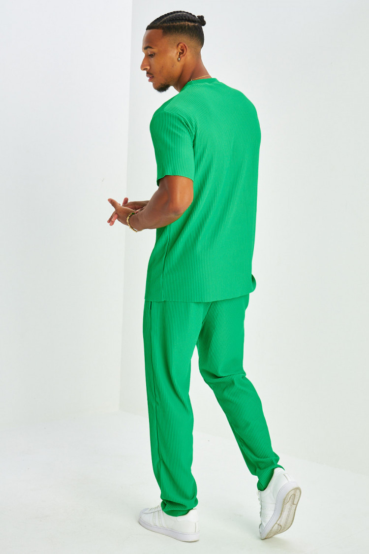 Ensemble 2 pièces T-shirt + pantalon vert