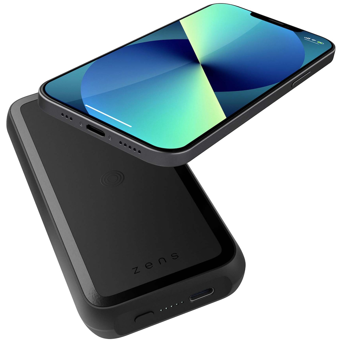 Zens Magnetic 10000mAh trådløs powerbank med stativ