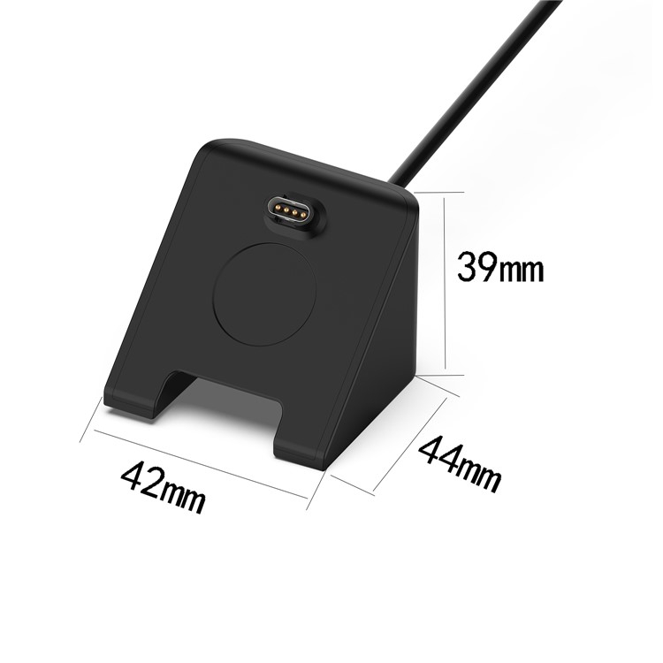 (1m) USB A auf Garmin Fenix 7 / 6 / 5 Magnetisches Ladekabel - Schwarz