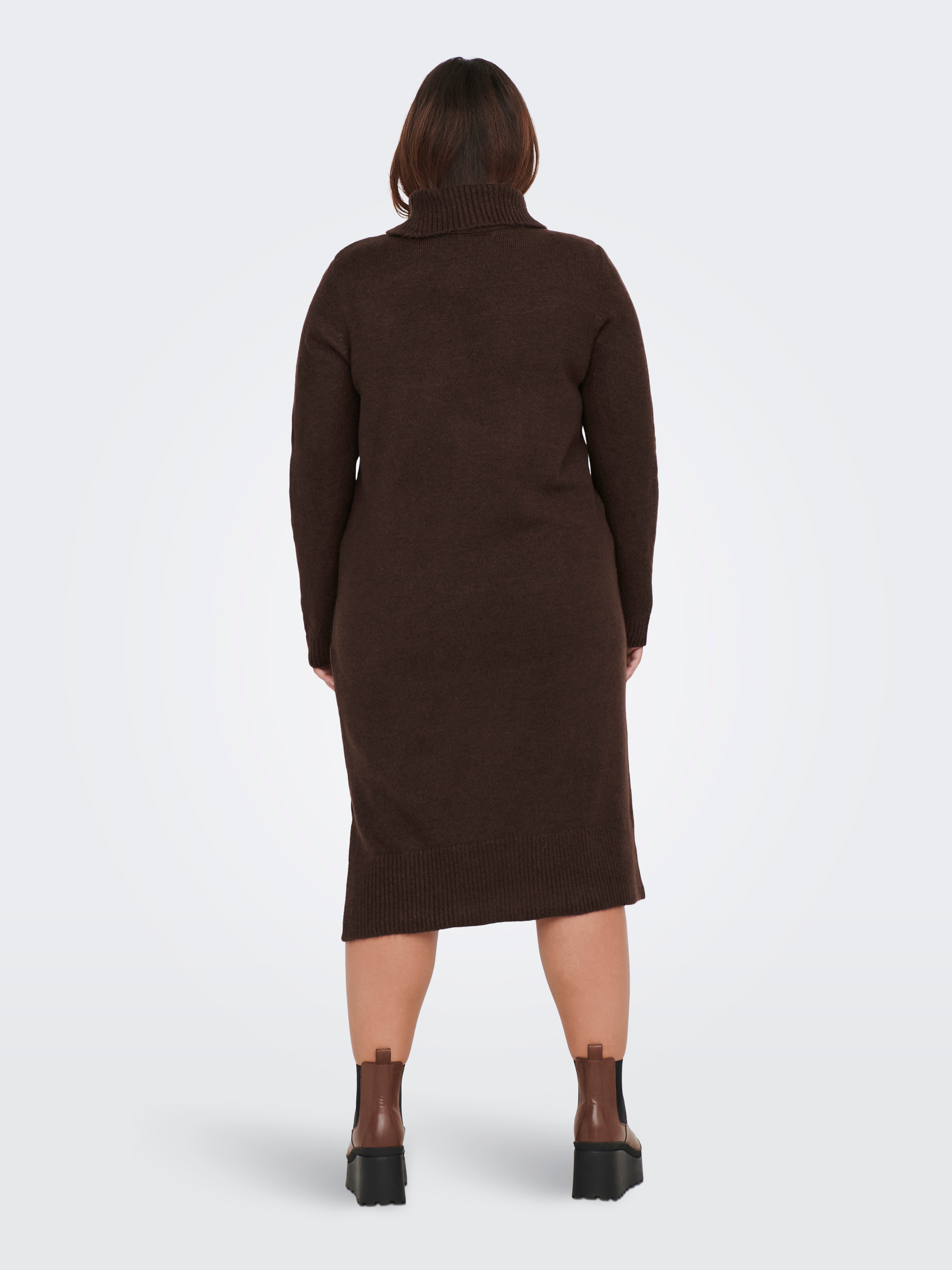 CARBRANDIE Langes Kleid Chicory Coffee