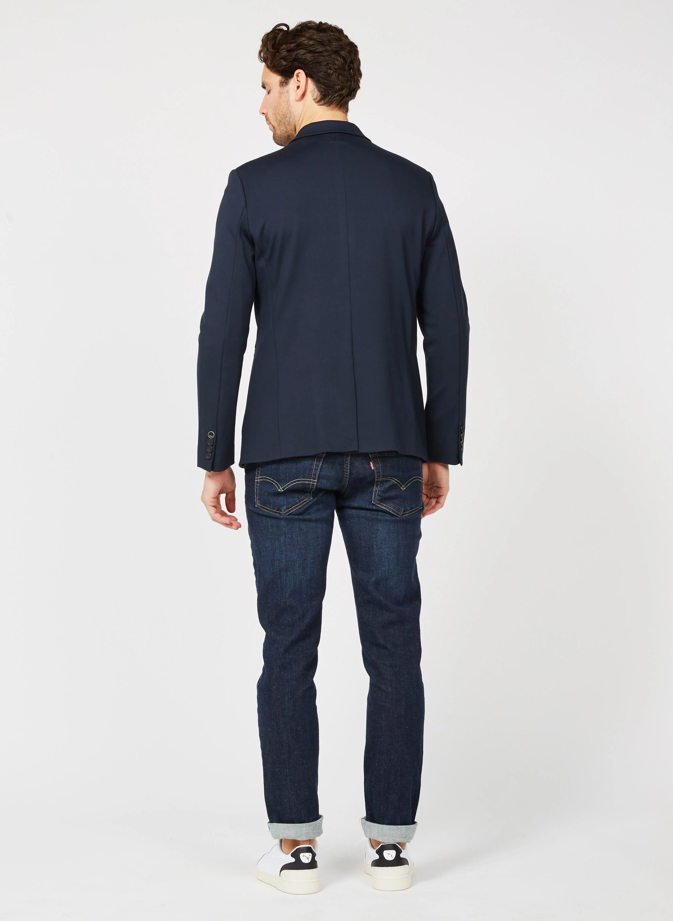 Veste de costume regular-fit | Bleu