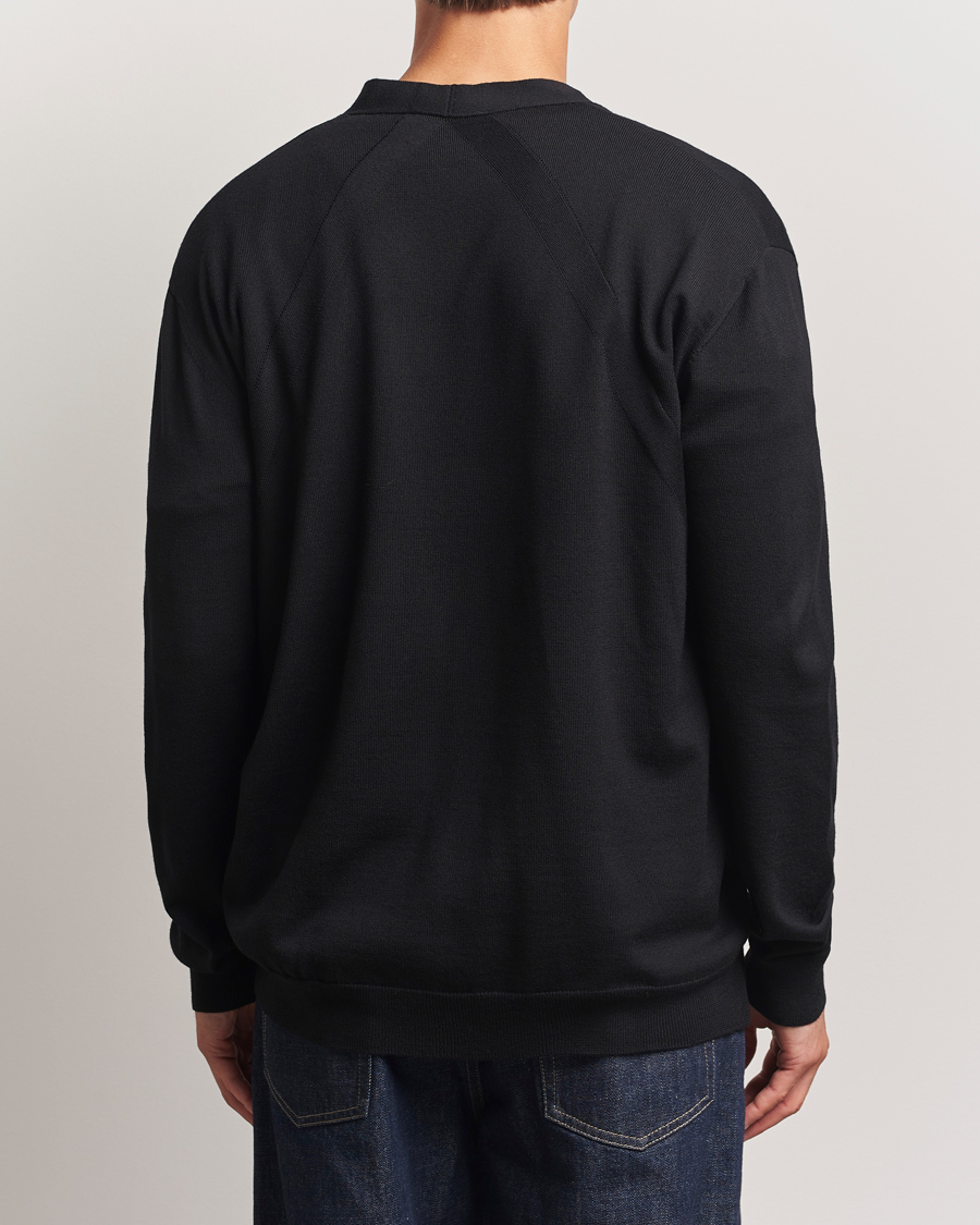 Jil Sander Superfine Merino Cardigan Black