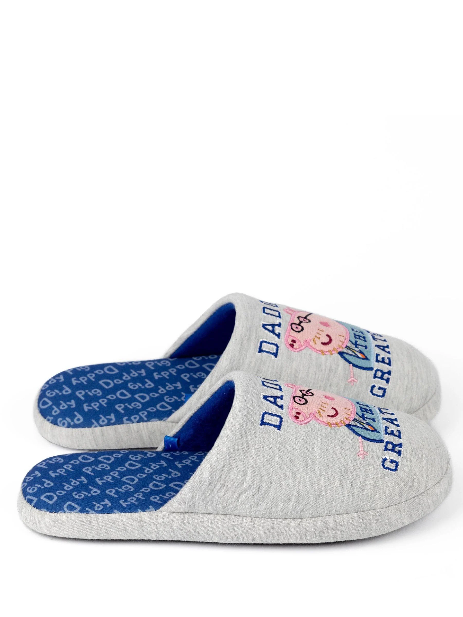 Grijs met Daddy Pig - Vanilla Underground Mr Men Mr Lazy pantoffels