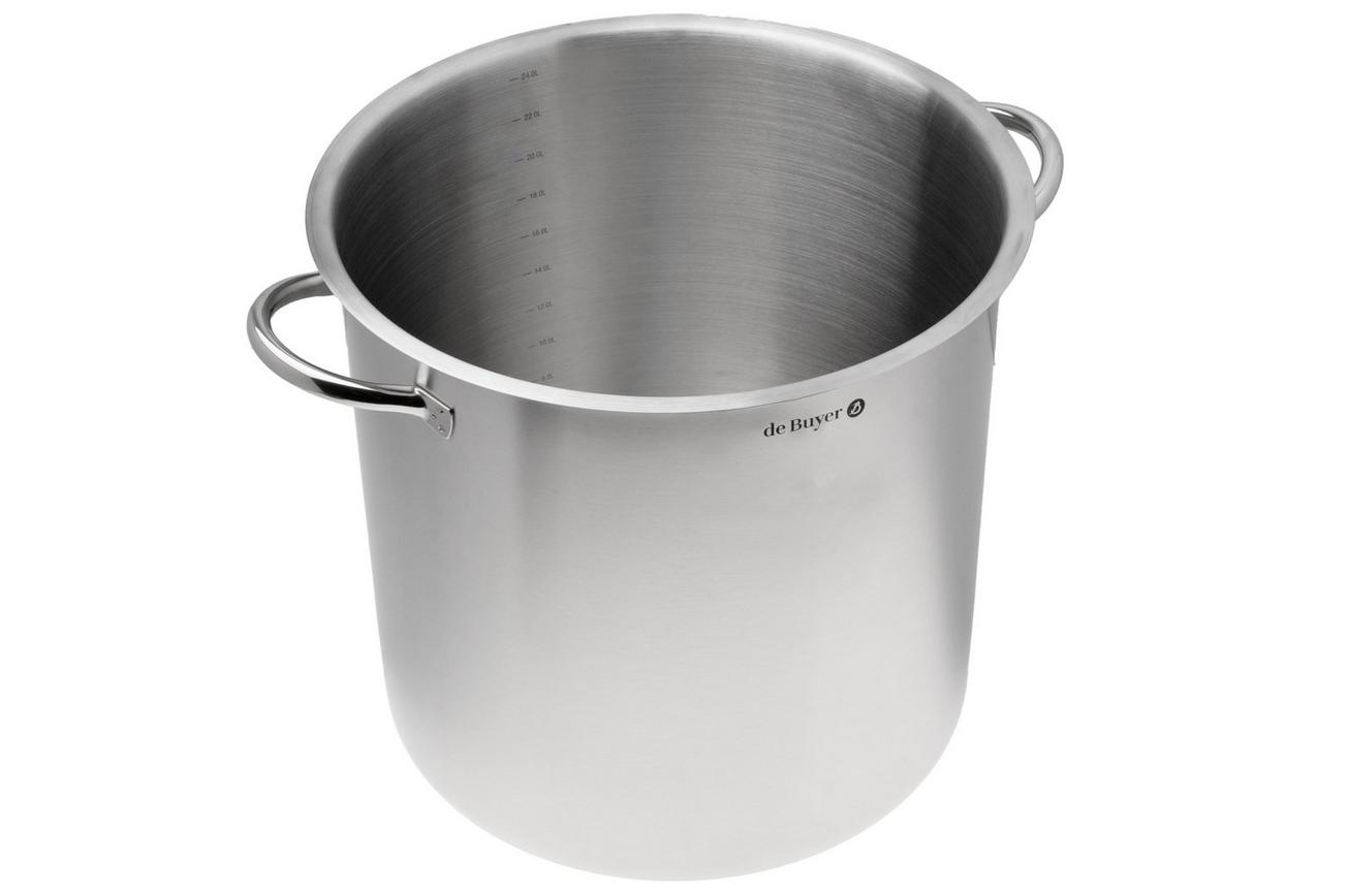 de Buyer Prim’Appety 3507.32 hoge soeppan zonder deksel, 32 cm, 24L
