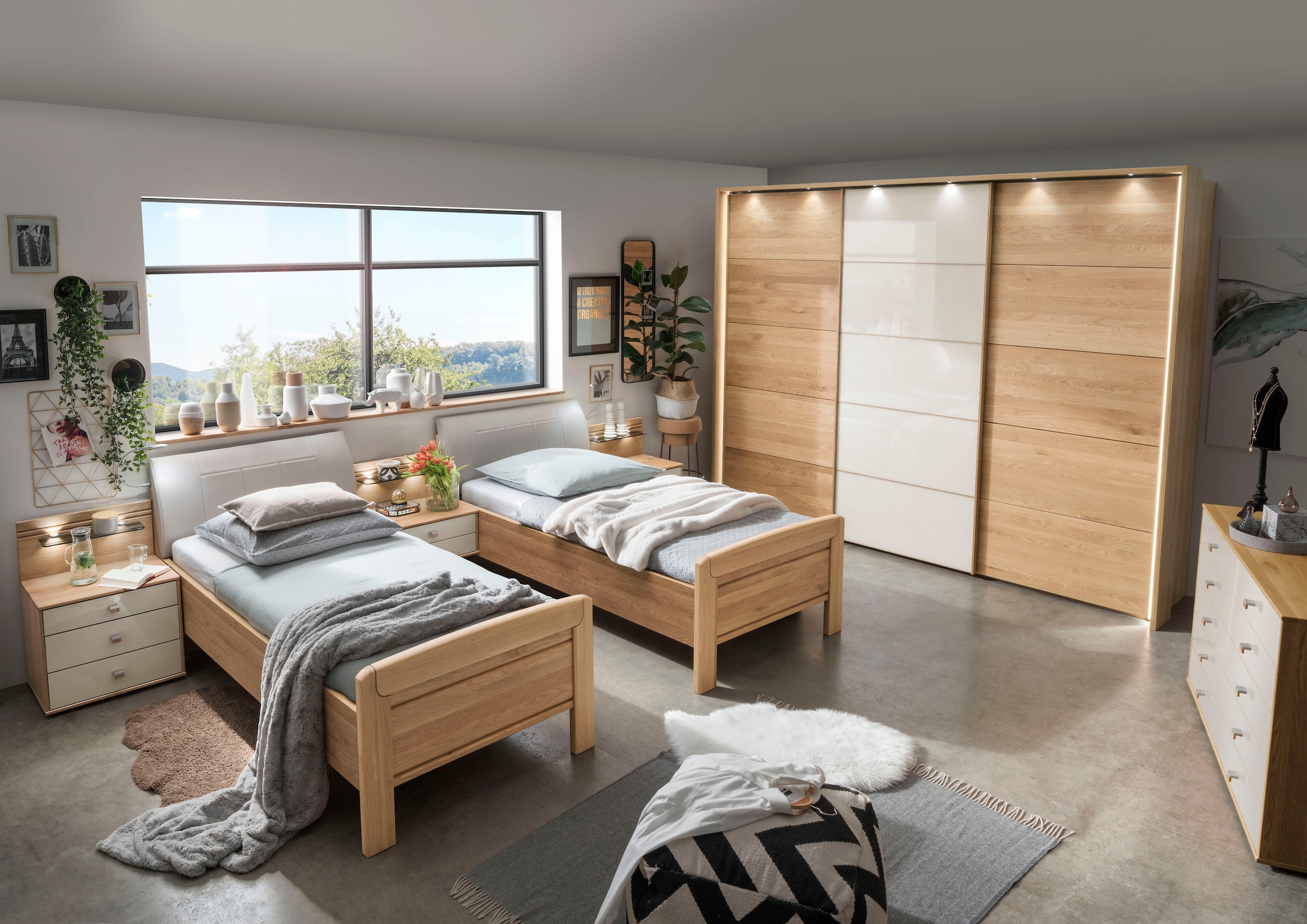 WIEMANN Holzbett »Kiruna« in Komforthöhe