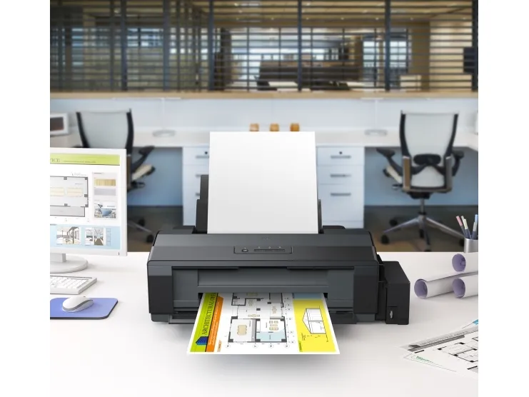 Epson EcoTank ET-14000 - Printer - farve - blækprinter - kan genopfyldes - A3 - 5760 x 1440 dpi - op til 15 spm (mono) / op til 5.5 spm (farve) - kapacitet: 100 ark - USB