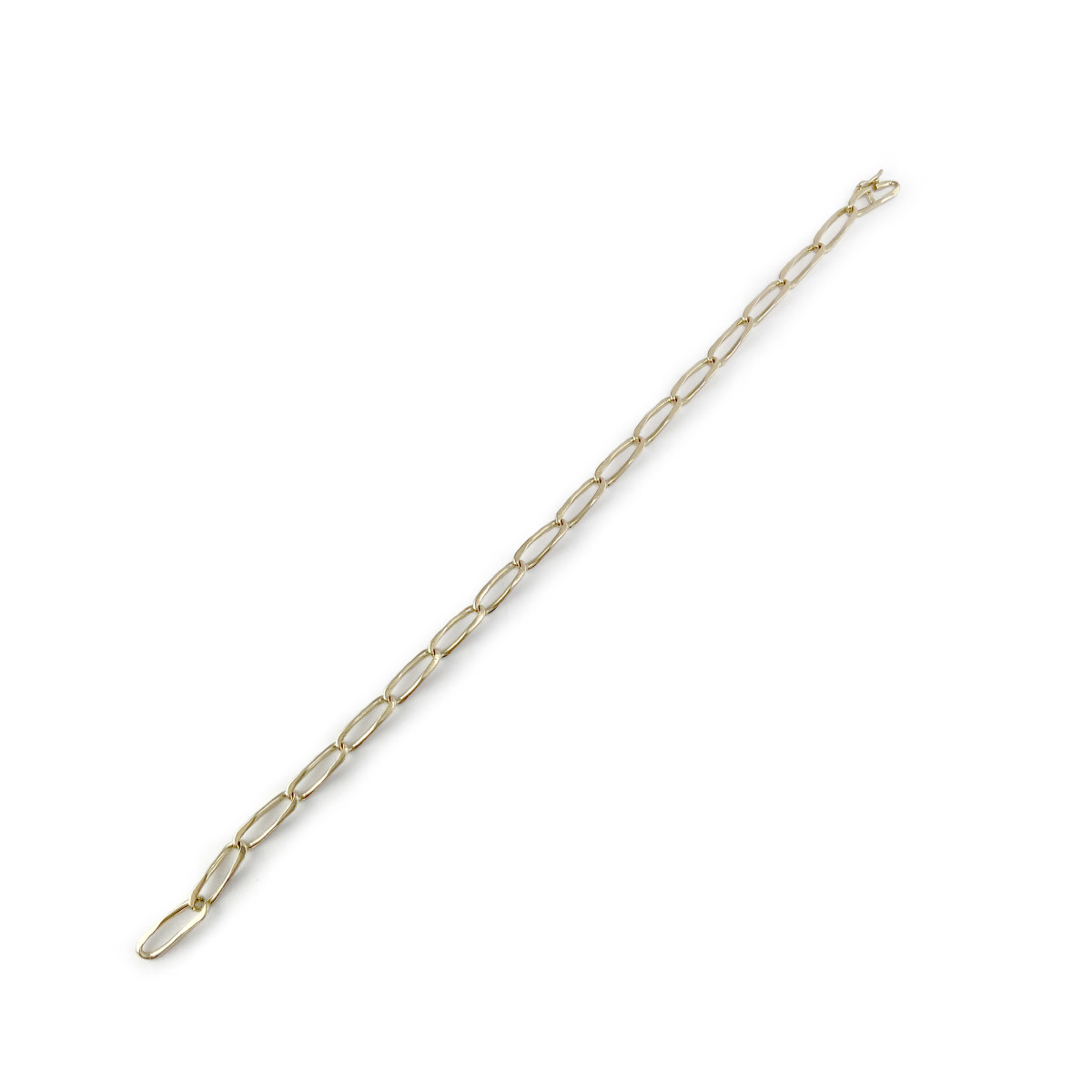 Bracelet d'occasion or 750 jaune maille cheval 24 cm