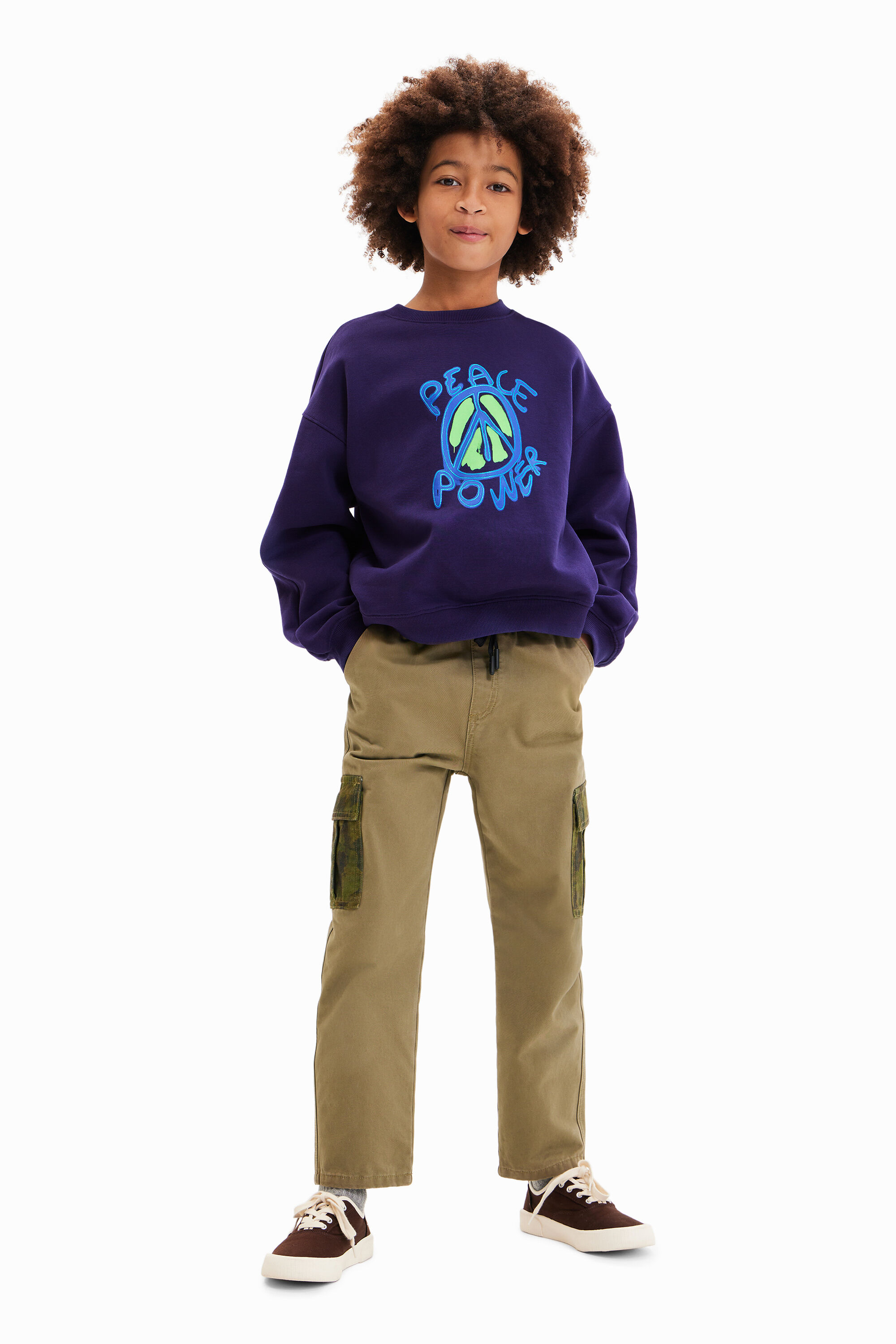Moletom oversized da paz
