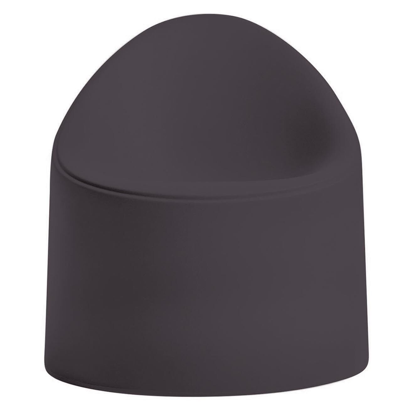 Serralunga Fauteuil Bay Design par Raffaella Mangiarotti anthracite - 65x70x65 cm