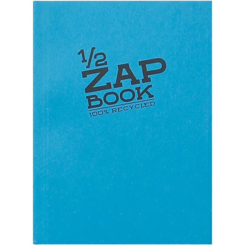 1/2 Zap Book carnet collé 80F A6 80g - Aléatoire