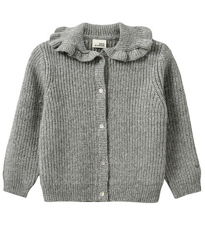 Sofie Schnoor Cardigan - Strick - Wolle - Grey Melange