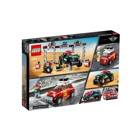 LEGO® Speed Champions 75894 Rallyeauto 1967 Mini Cooper S und Buggy 2018 Mini John Cooper Works
