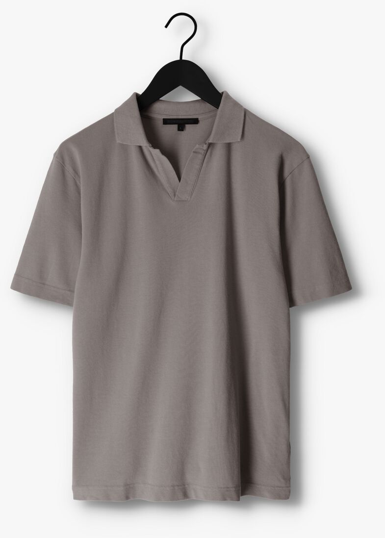 DRYKORN taupe drykorn polo benedickt 520151