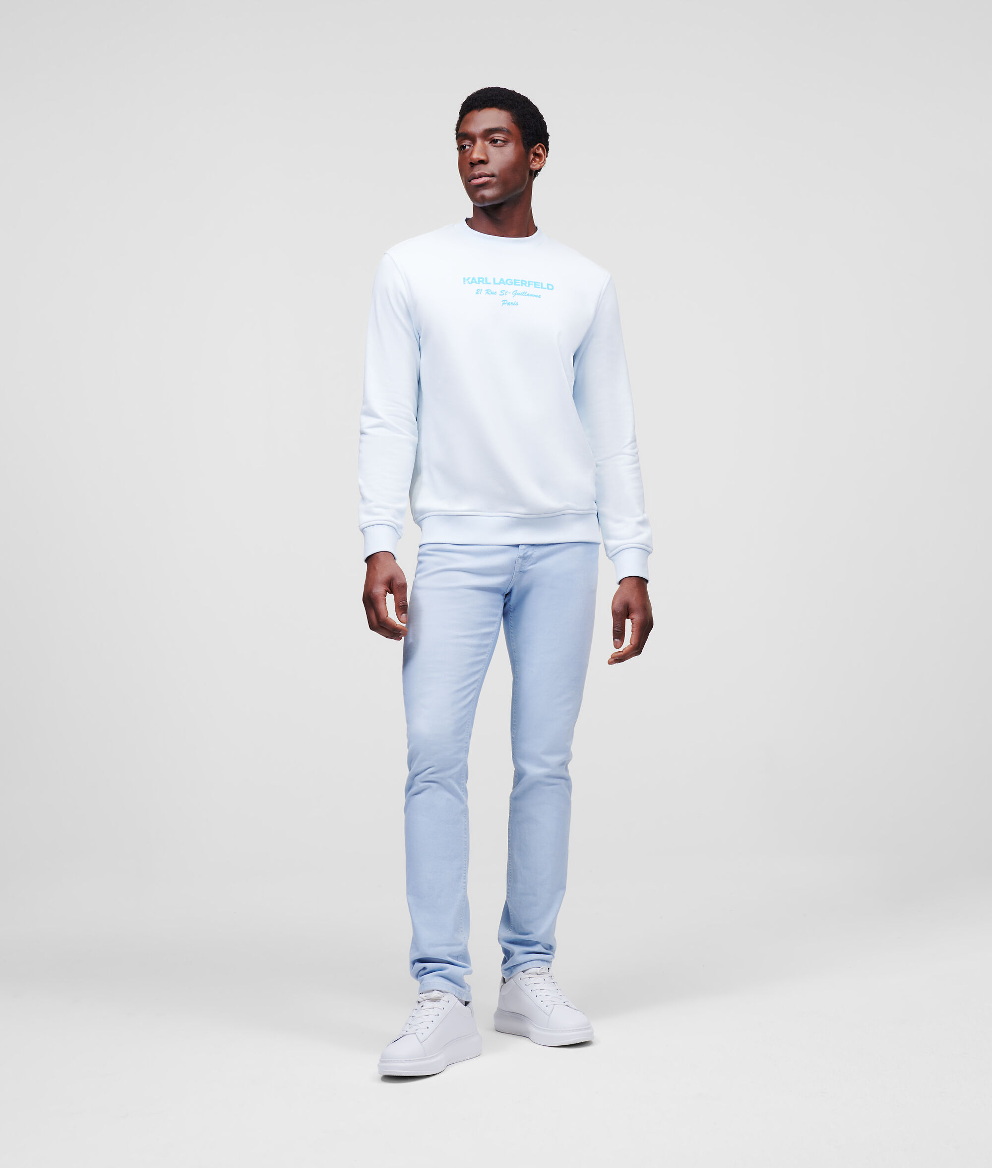Sweat-shirt à logo ton sur ton