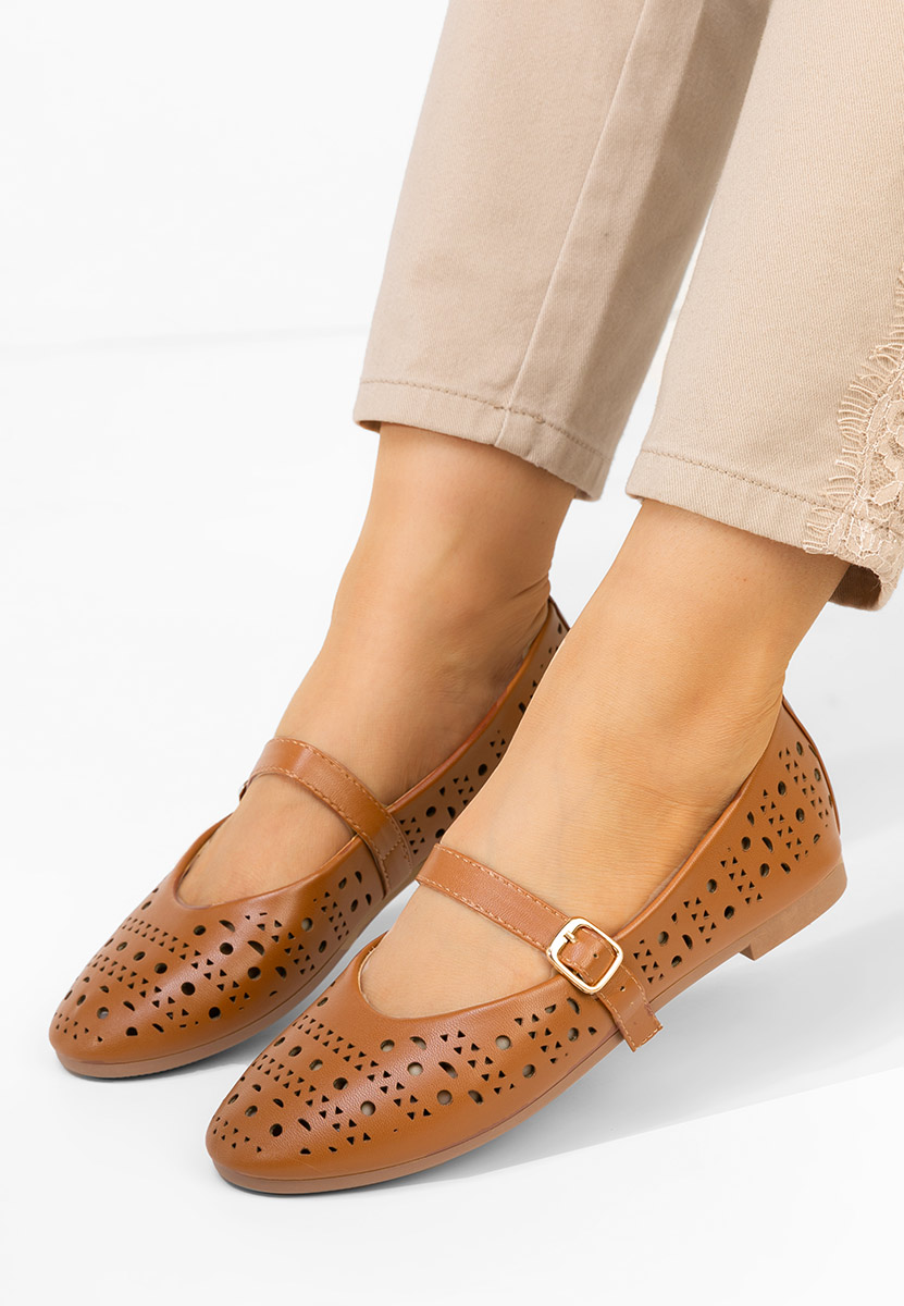 Ballerines femme chameau Porsha